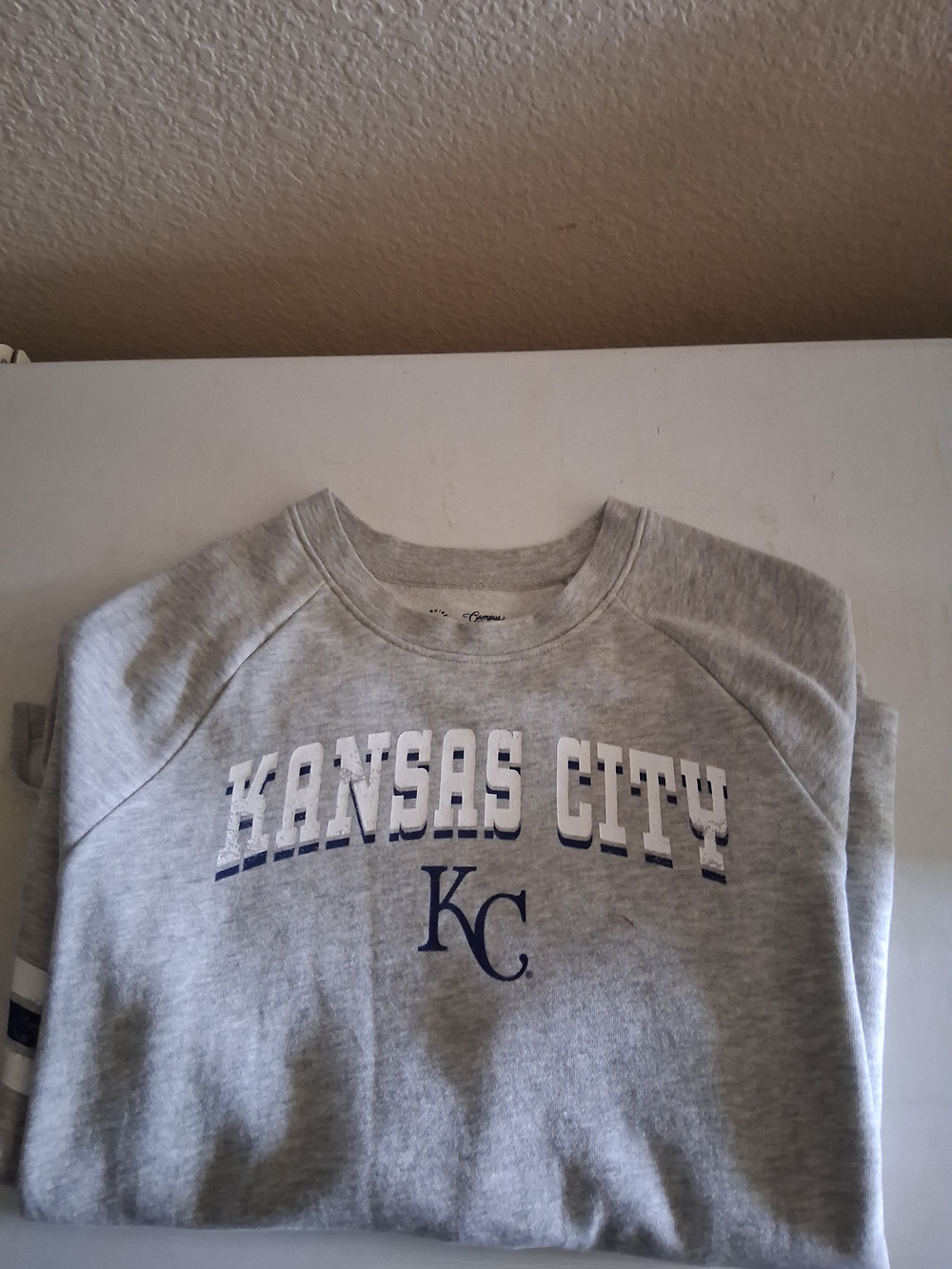 Genuine Merchandise Gray Kansas City KC Sweatshirt